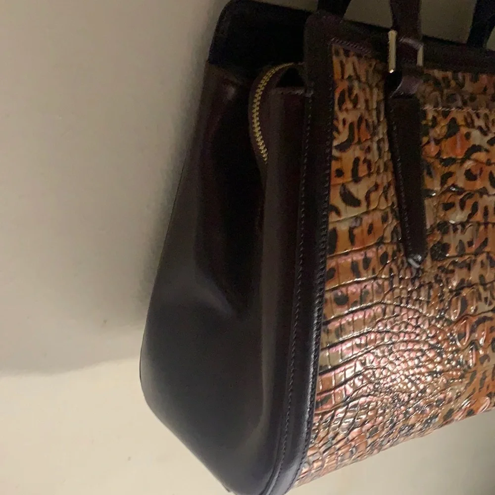BRAHMIN BERGAMOT COLLECTION SMALL FINLEY SATCHEL BAG - Picture 3 of 8